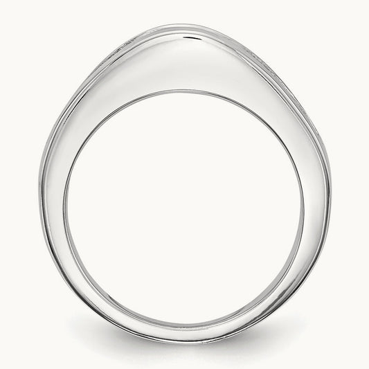 Diamond Wedding Band, 14K White Gold