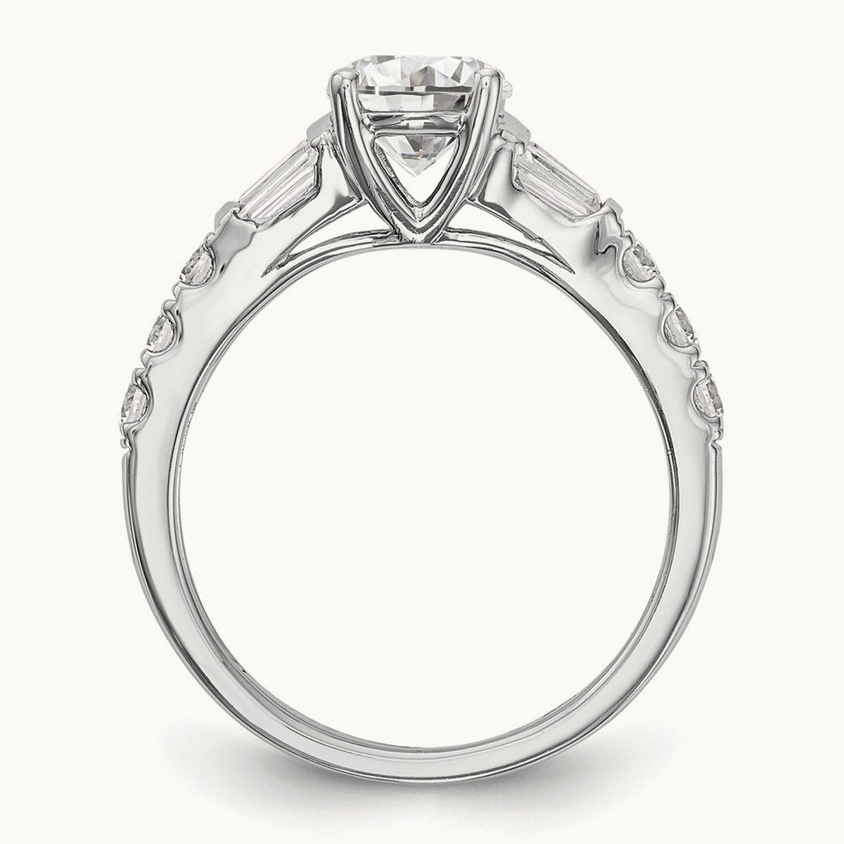 Semi-Mount Engagement Ring, 0.75 ct tw