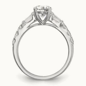 Semi-Mount Engagement Ring, 0.75 ct tw