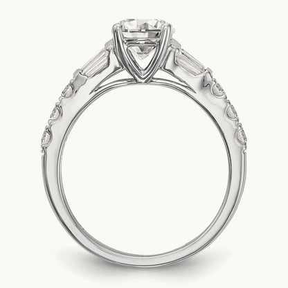Semi-Mount Engagement Ring, 0.75 ct tw