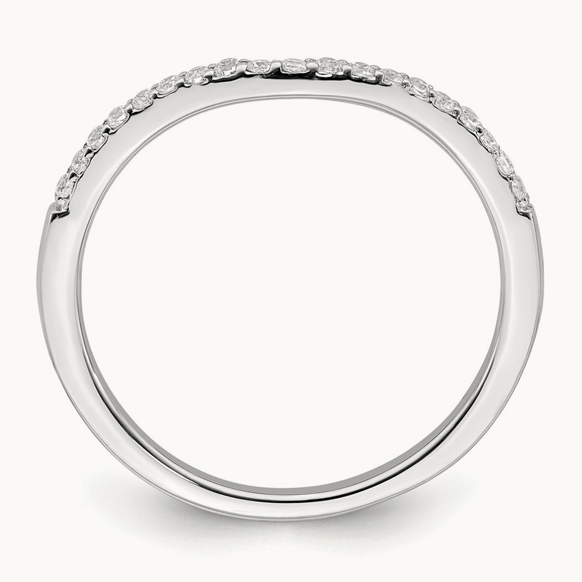 Contoured Diamond Band — photo set