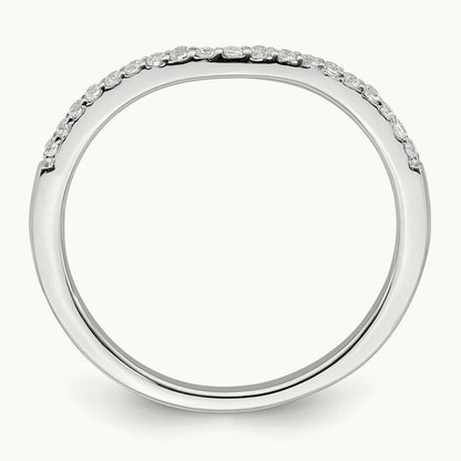 Contoured Diamond Band — photo set