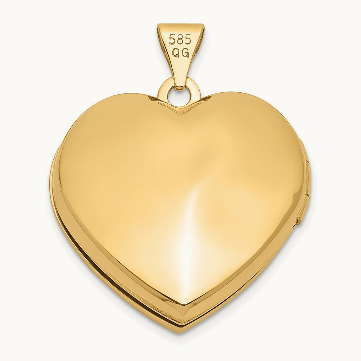 Domed Heart Family Locket, 14K