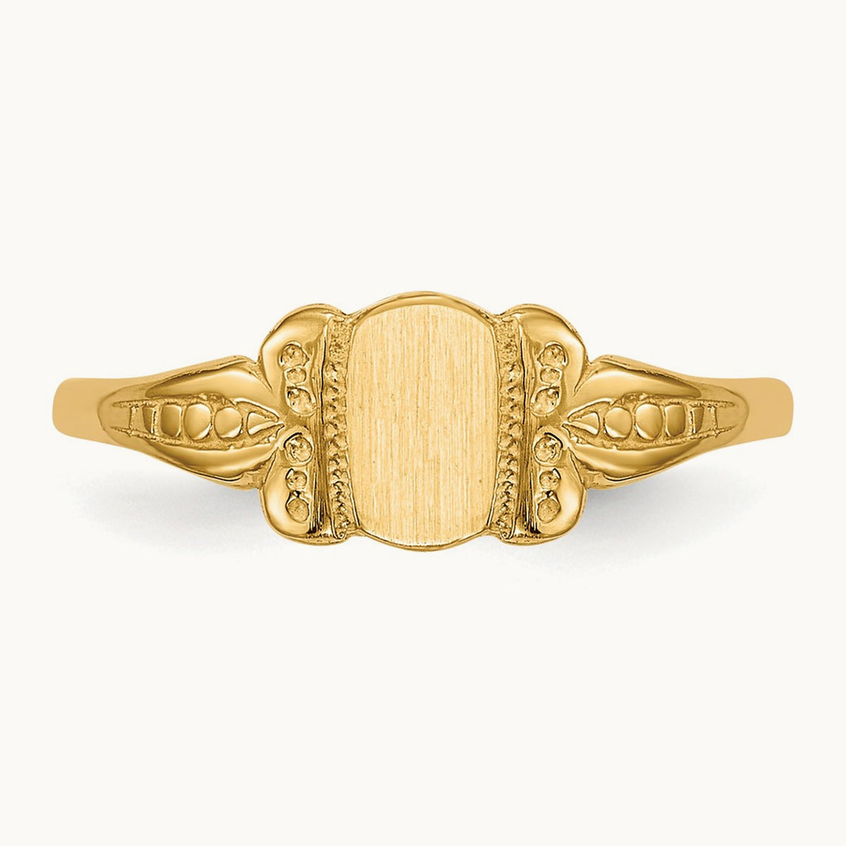 Childs Signet Ring, 14K