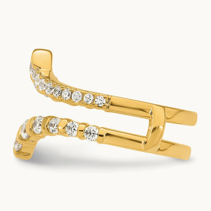 Ring Guard, 0.75 ct tw Lab-Grown Diamond — 14K Yellow Gold