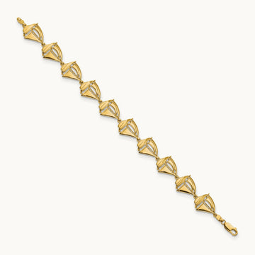 Sailboat 8in Bracelet, 14K