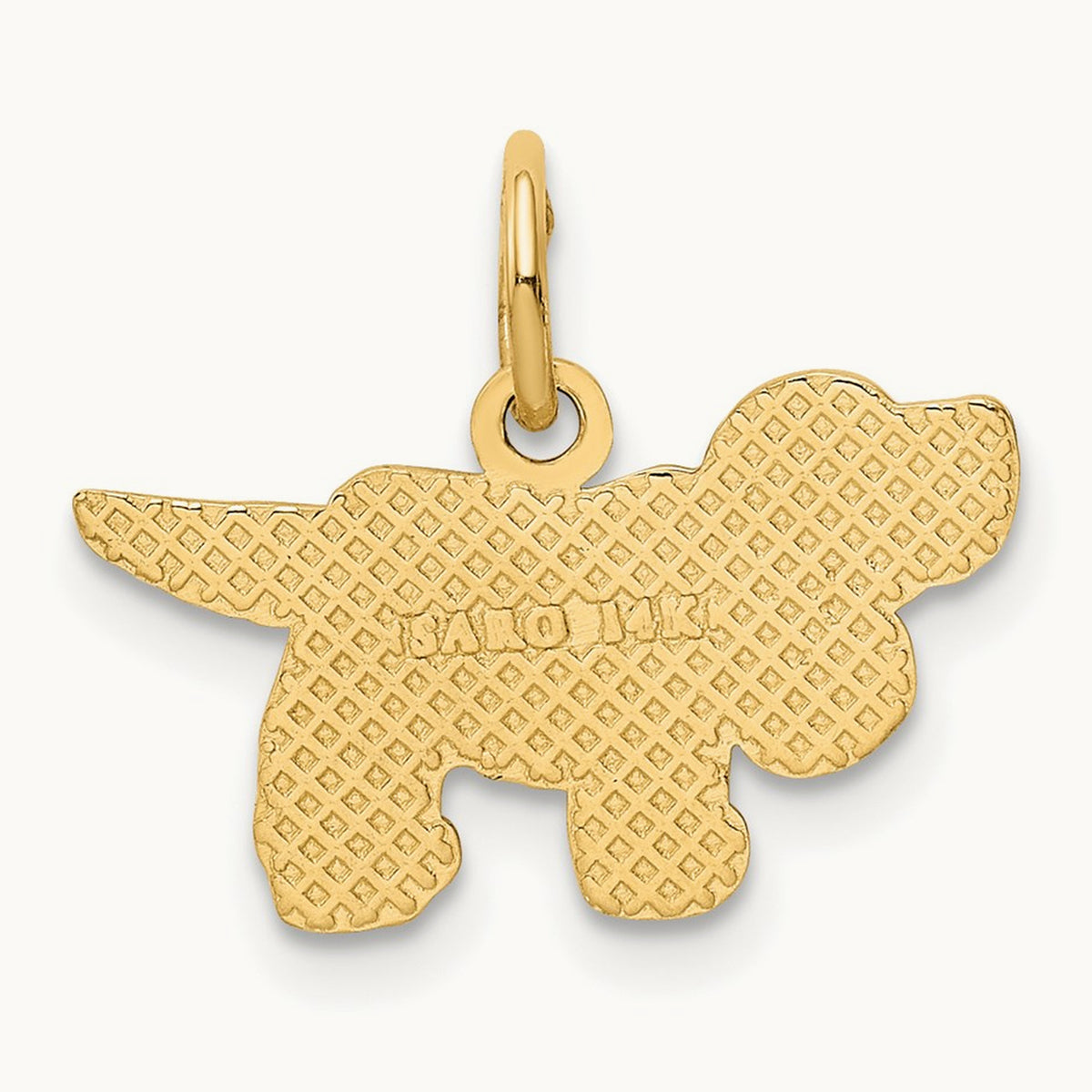 Saint Bernard Charm, 14K