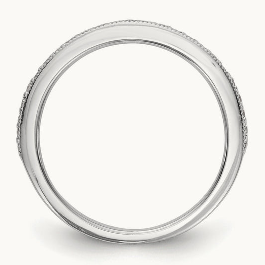 Diamond Band, 14K White Gold