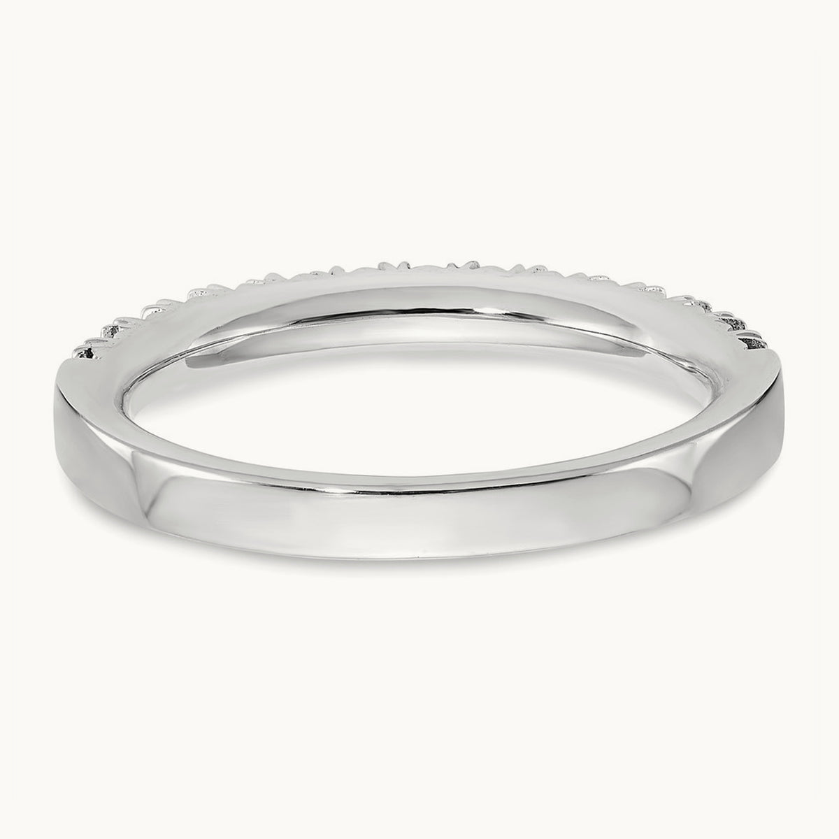 Diamond Wedding Band, 14K White Gold
