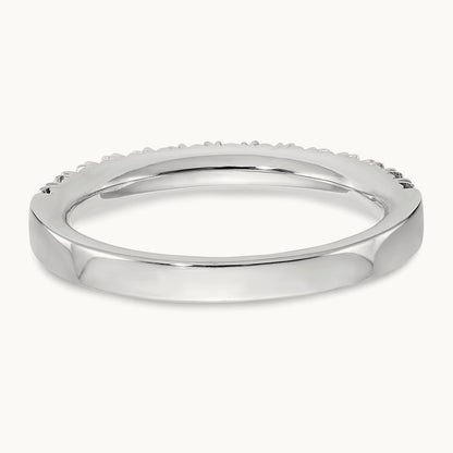 Diamond Wedding Band, 14K White Gold