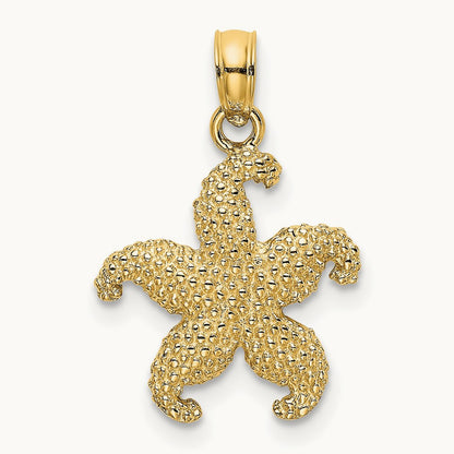 Starfish Charm, 14K