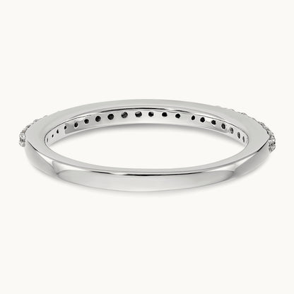 Diamond Wedding Band, 14K White Gold