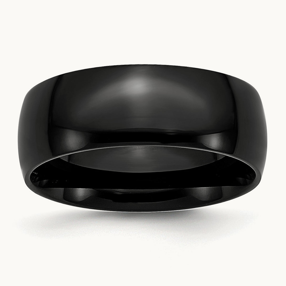 IP-plated Polished Band — 8mm