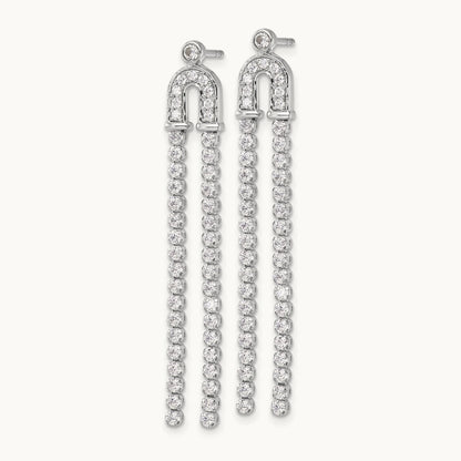 Dangle Post Earrings, 2.00 ct tw Lab-Grown Diamond
