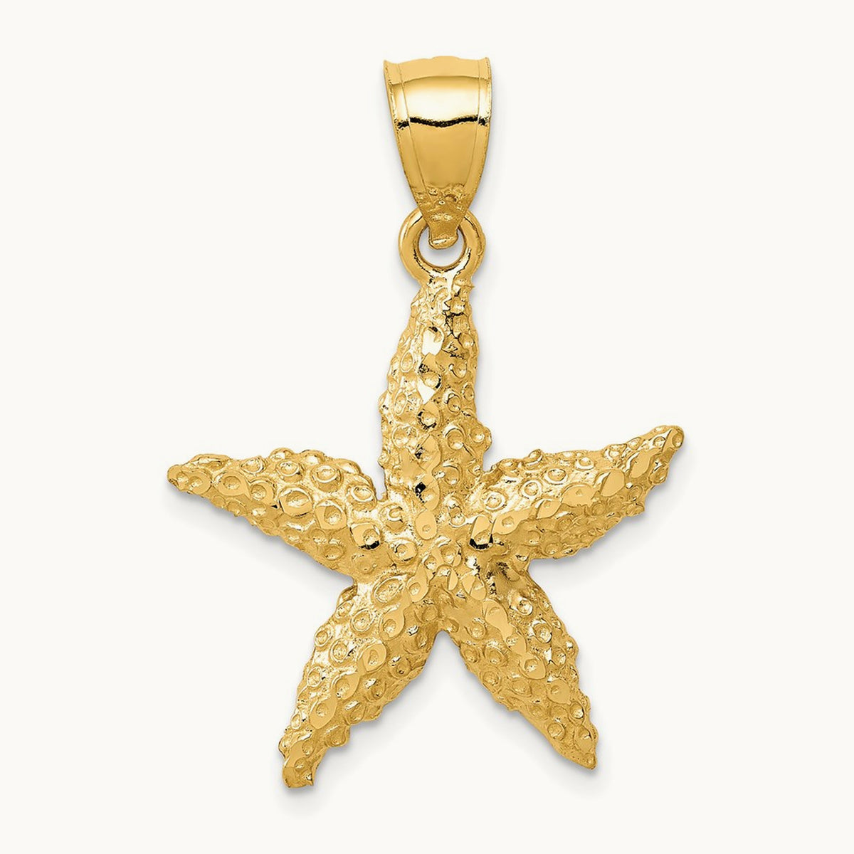 Starfish Pendant, 14K