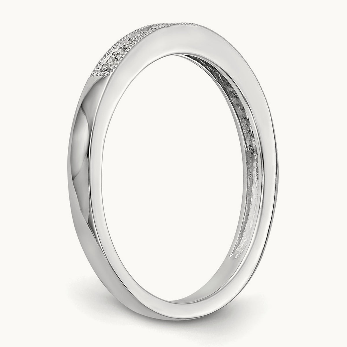 Diamond Band, 14K White Gold