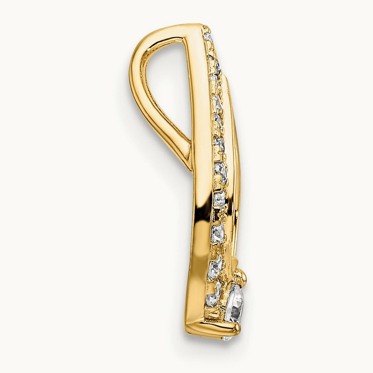 Diamond Pendant, 14K Yellow Gold