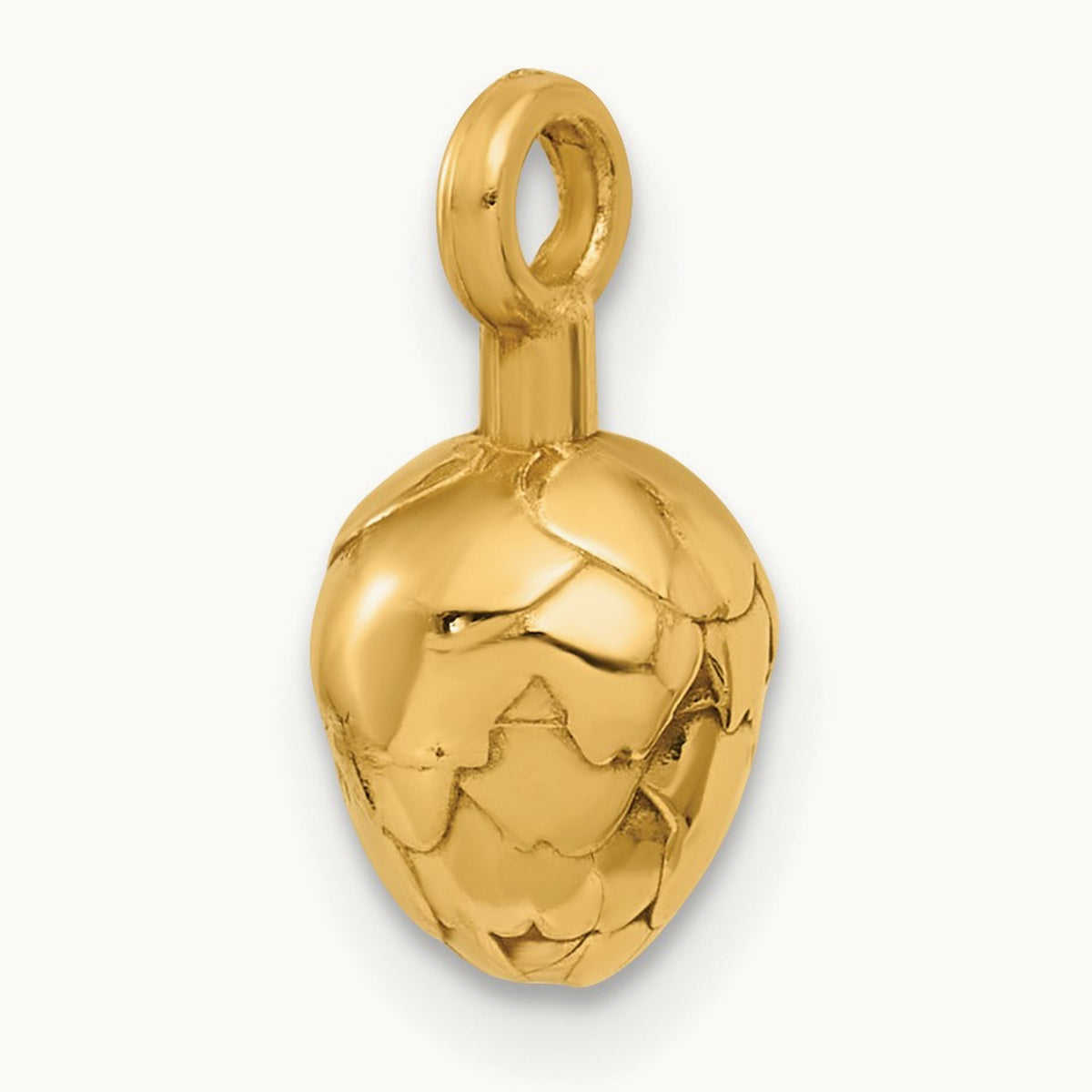 Fancy Artichoke Charm, 14K Yellow Gold