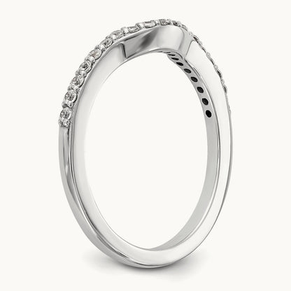 Diamond Wedding Band, 14K White Gold