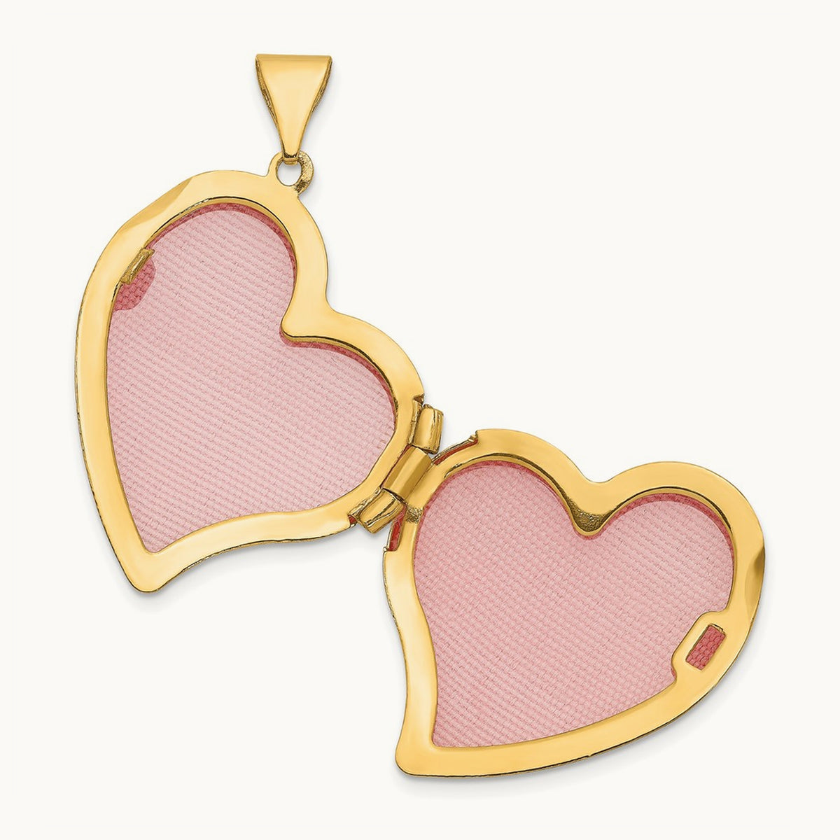 Fancy Heart Locket, 14K