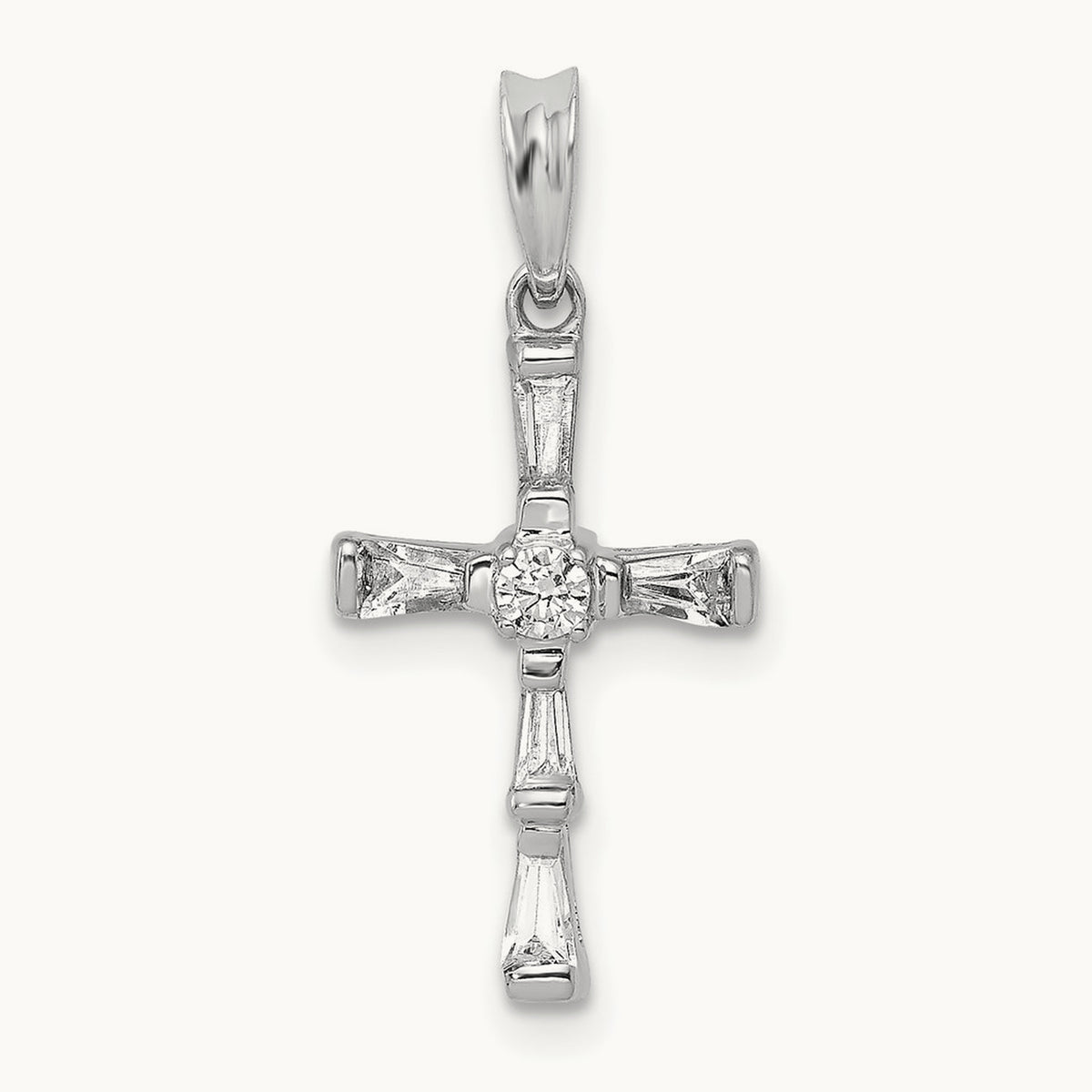1/5ct. Diamond Cross Pendant — photo set
