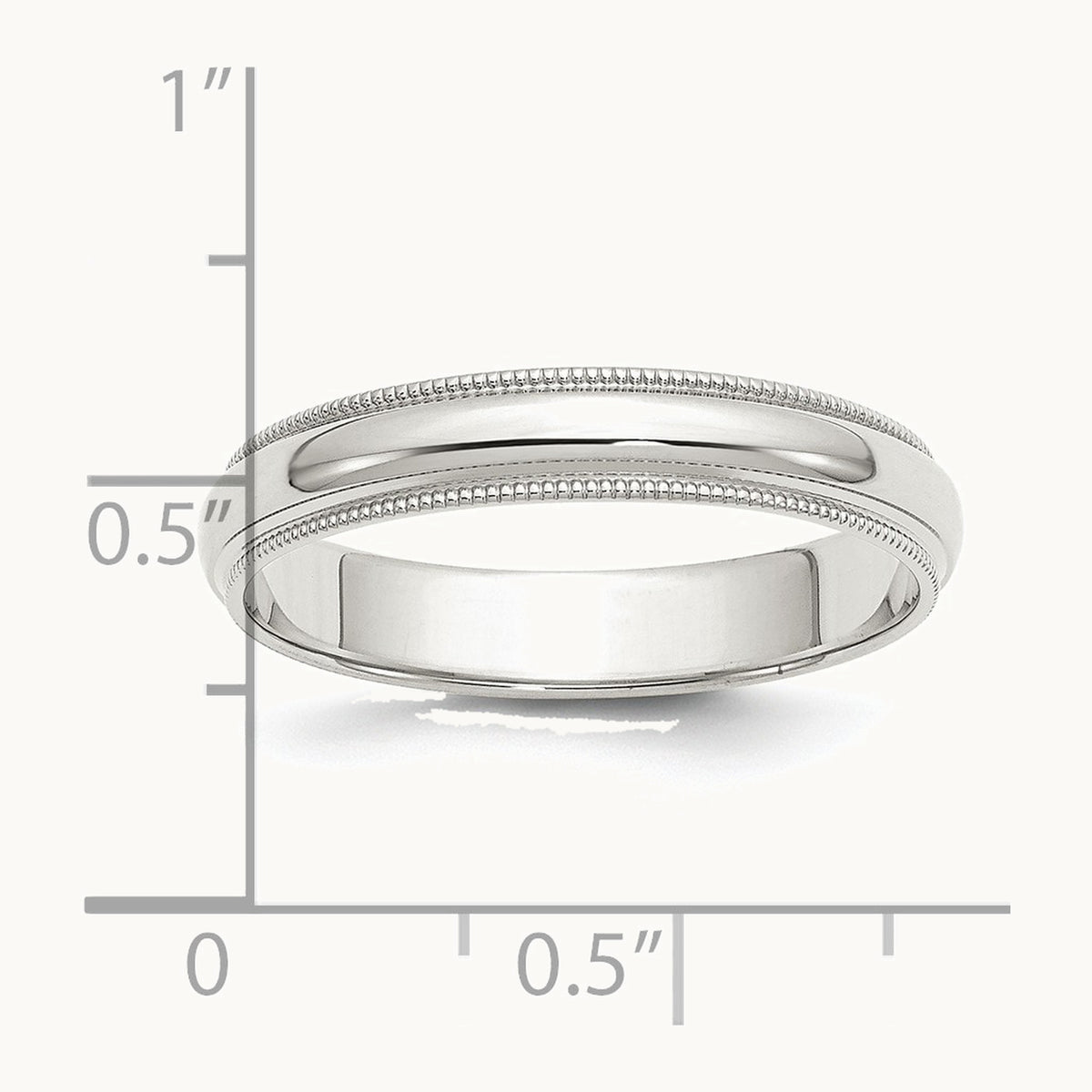 Half Round Milgrain Band — photo set