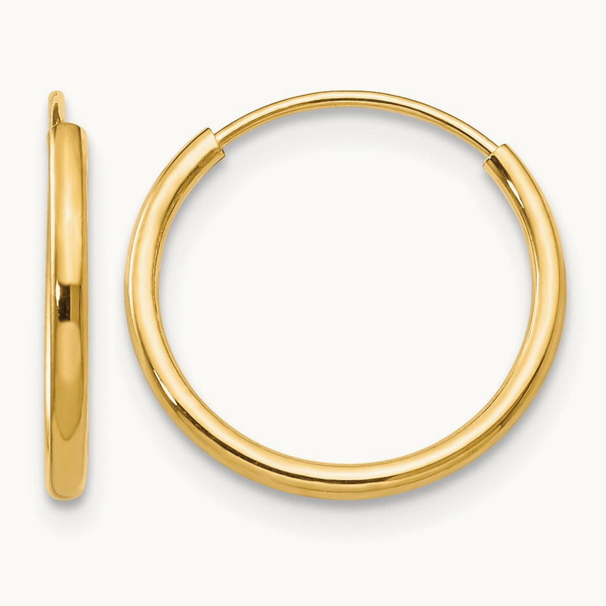 Madi K Endless Hoop Earrings, 14K