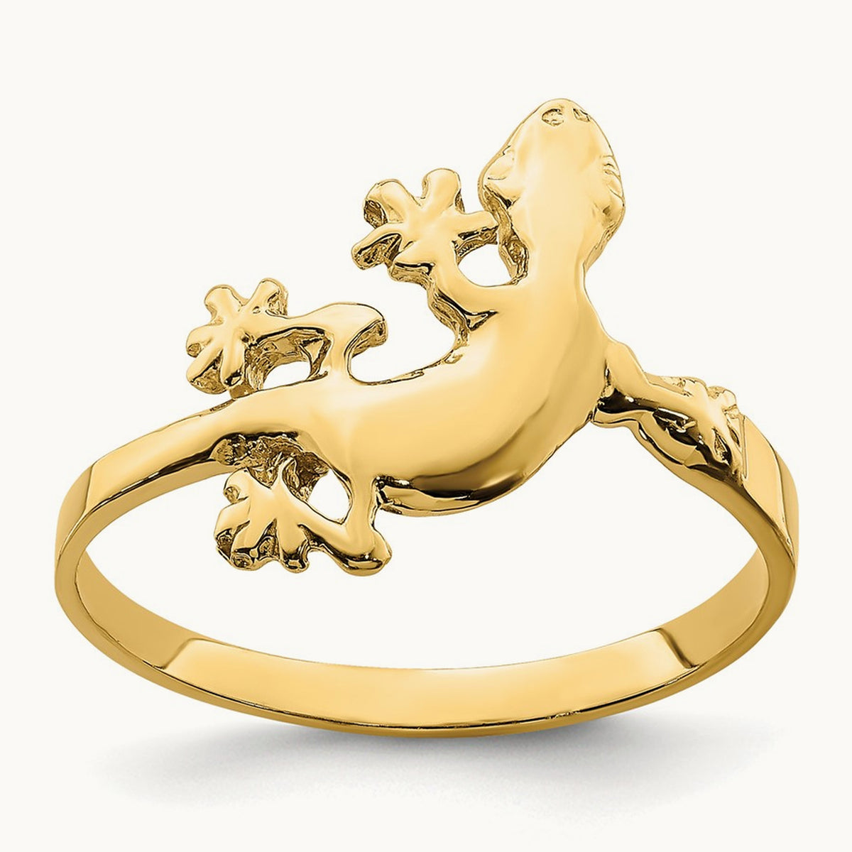 Lizard Ring, 14K