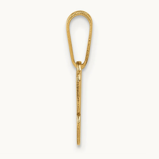 Laser Cut Butterfly Charm, 14K