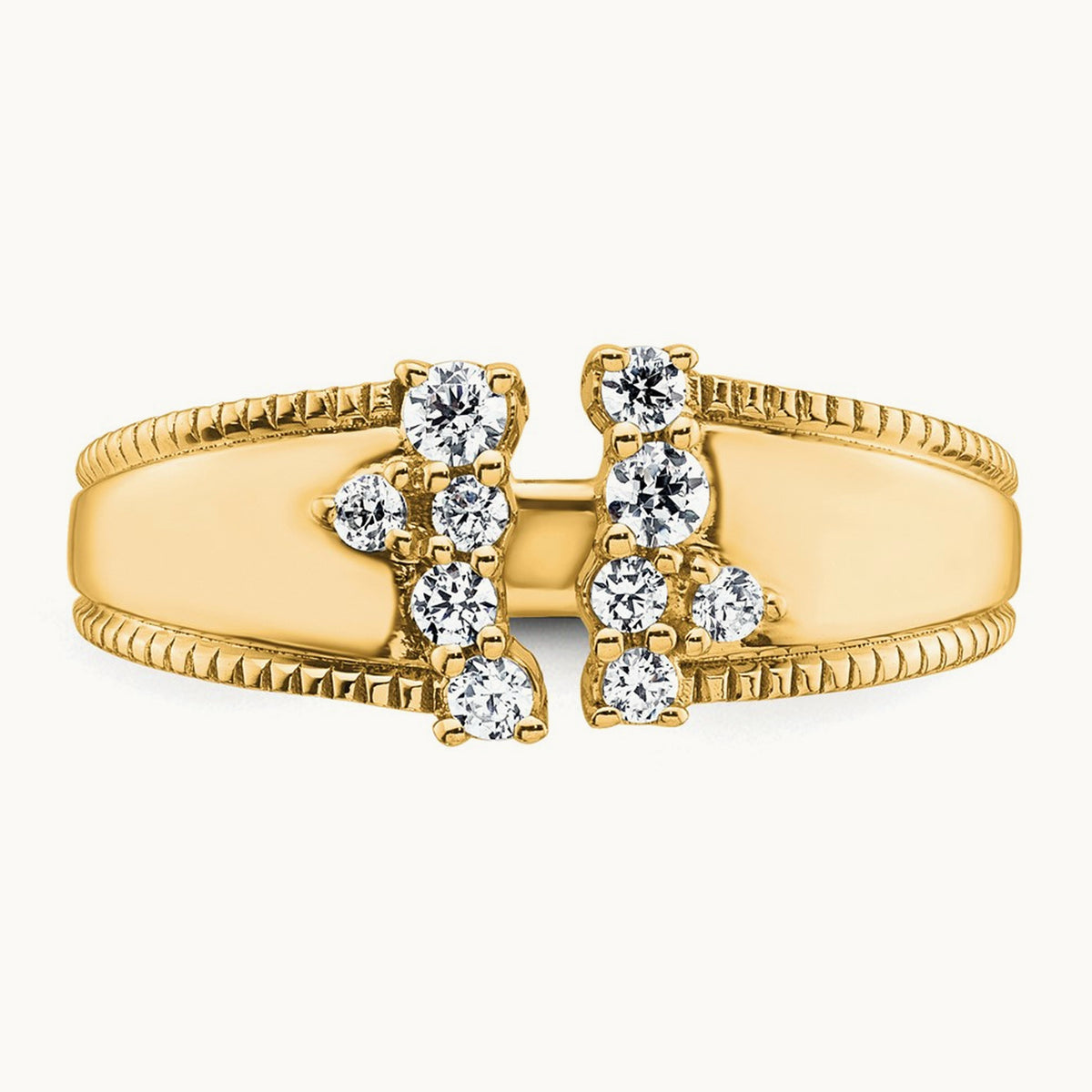 Open Cuff Fashion Ring — 14K Yellow Gold, 7