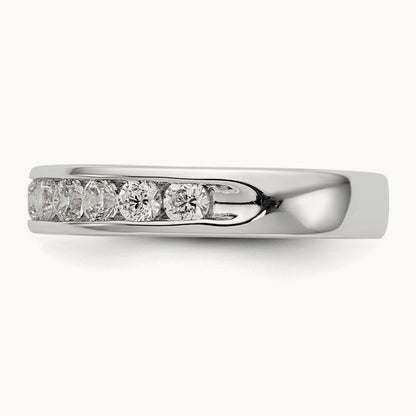 11- Stone Ladies Band Mounting, 2.6mm, 14K White Gold