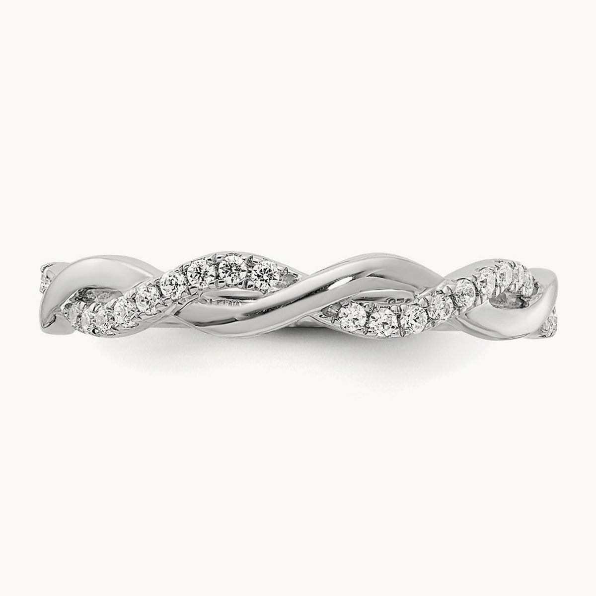 Twist Wedding Band, 0.10 ct tw Lab-Grown Diamond — photo set
