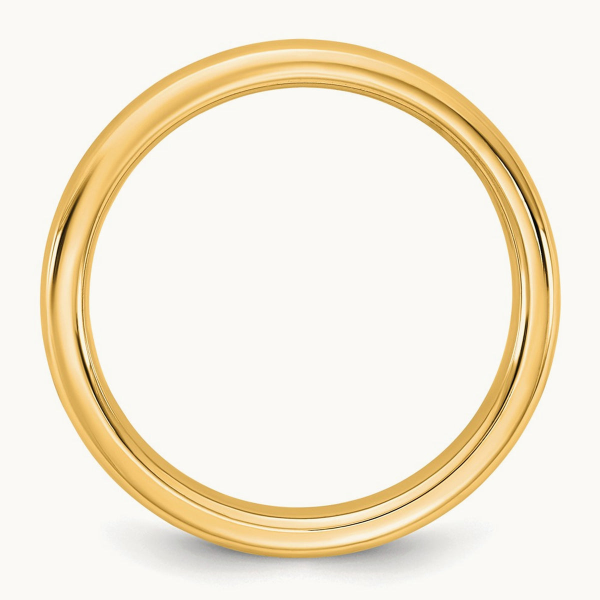 European Comfort Fit Band — 14K Yellow Gold, 3.5mm
