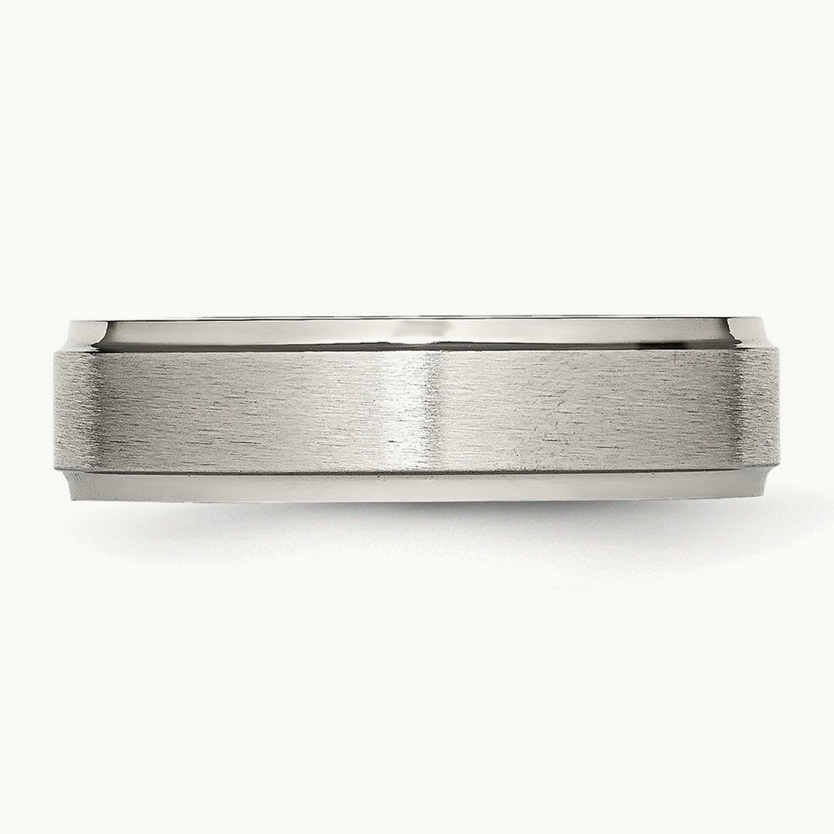 Brushed and Polished Grooved Edge Band — 6mm (2)