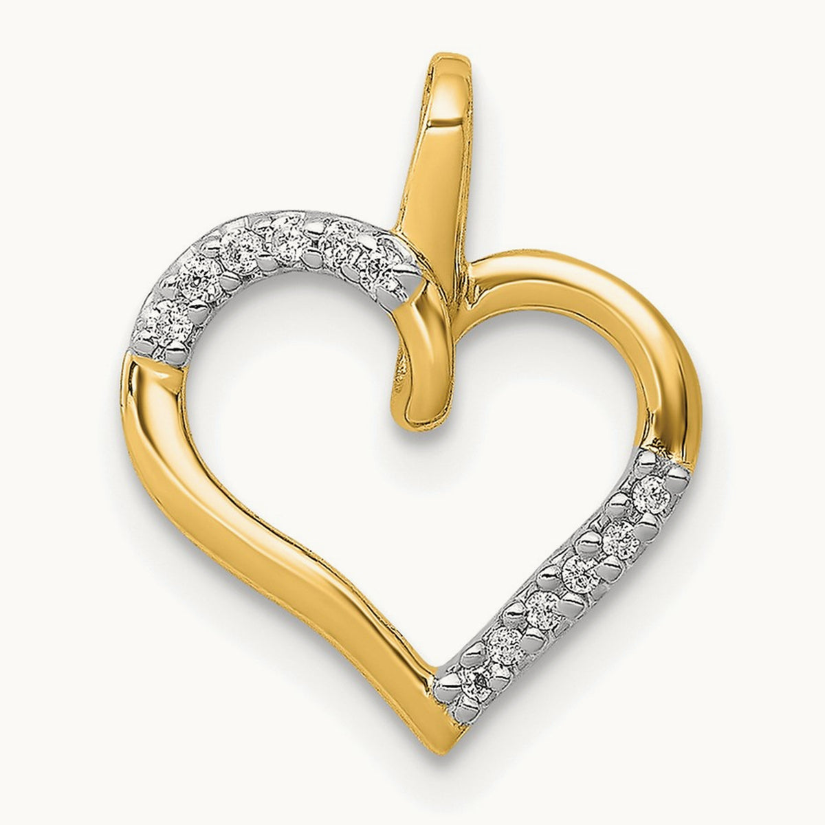 Diamond Heart Pendant — photo set