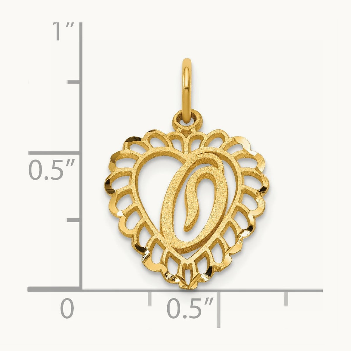 Heart Charm — O