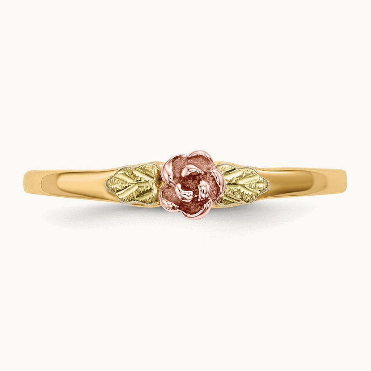 Black Hills Gold Rose Ring