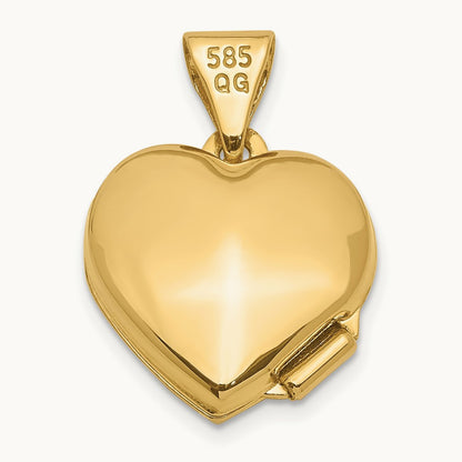 w/ Diamond Heart Locket — photo set
