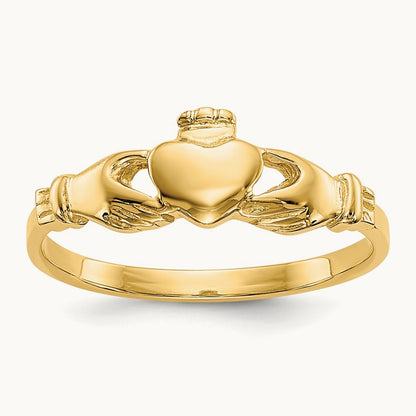 Claddagh Baby Ring, 14K