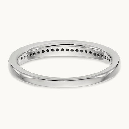 Diamond Wedding Band, 14K White Gold