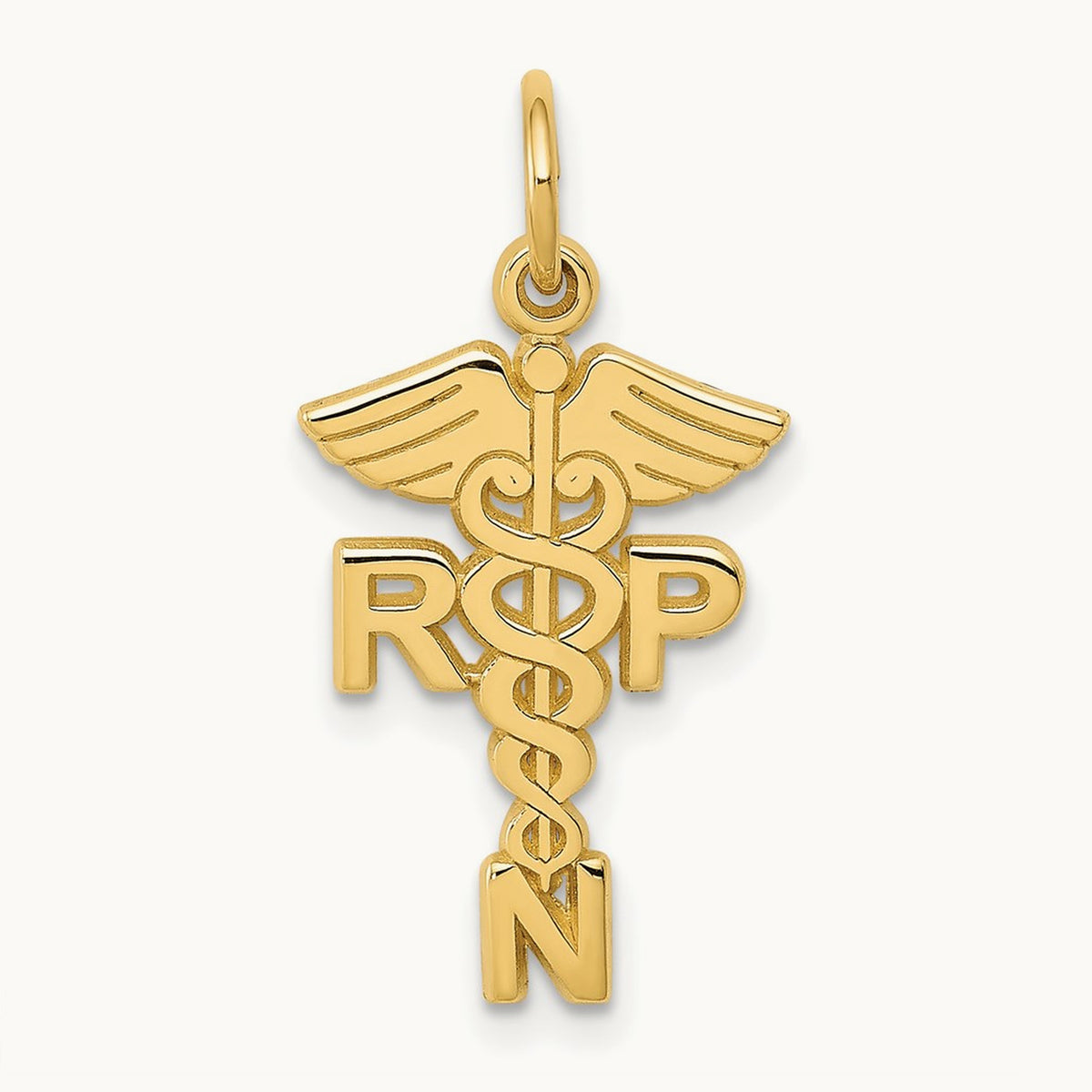 Registered Nurse Practitioner Charm, 14K