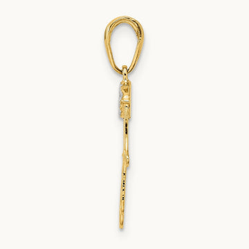 & D/C Evil Eye Hamsa Pendant — 25.18mm