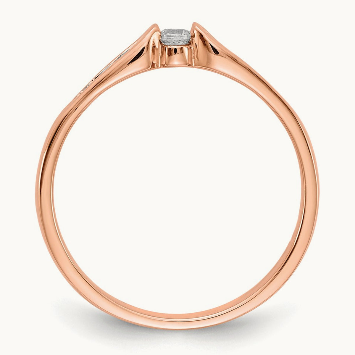 Diamond Ring, 14K Rose Gold
