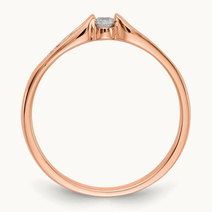 Diamond Ring, 14K Rose Gold