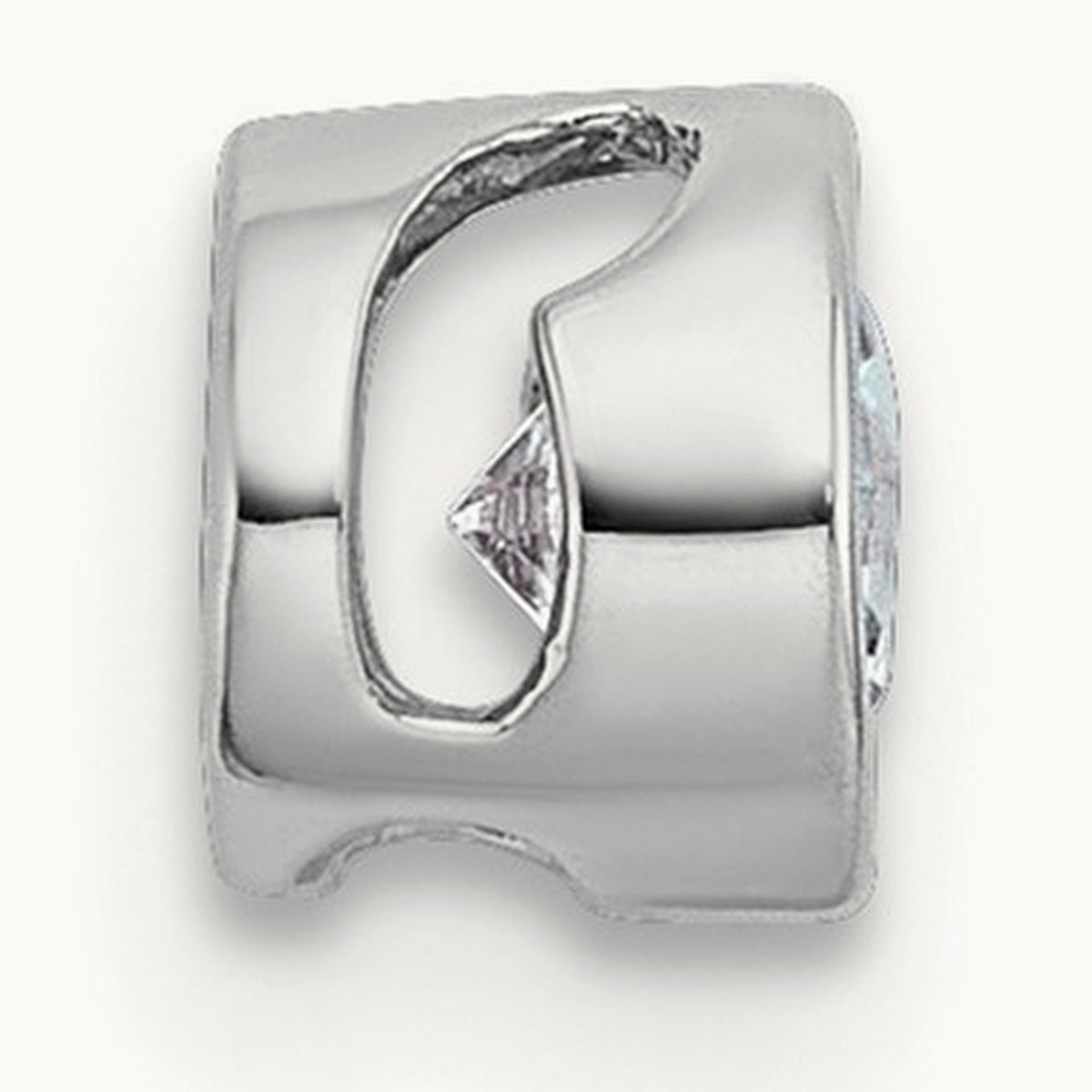 Round Bezel Set Chain Slide Pendant, 0.25-3.00 ct tw Lab-Grown Diamond — 1/4 ct, VS (Best), 14K White Gold