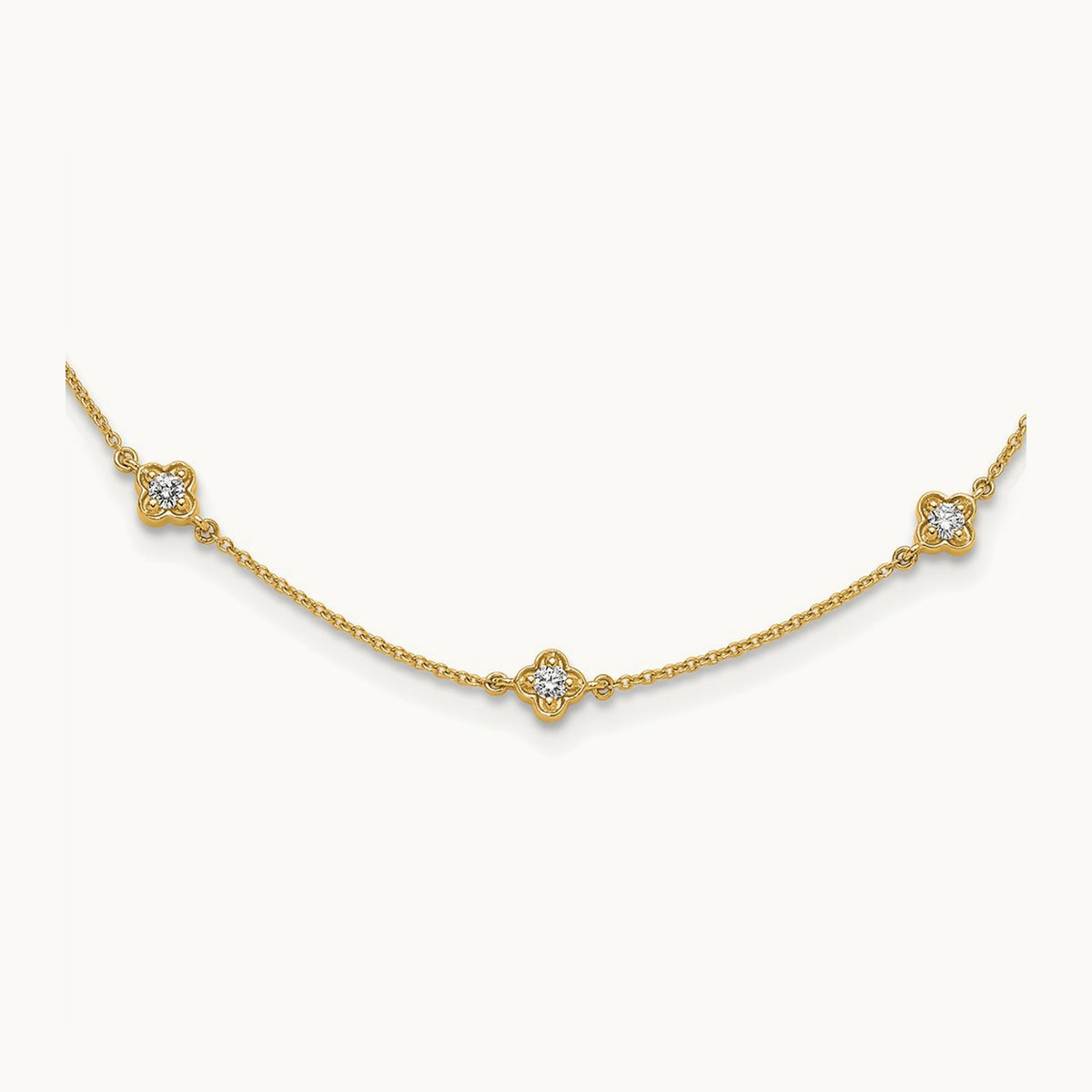 Diamond Multi Station Necklace