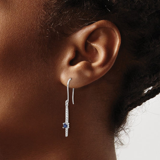Diamond and Sapphire Fancy Earrings — photo set
