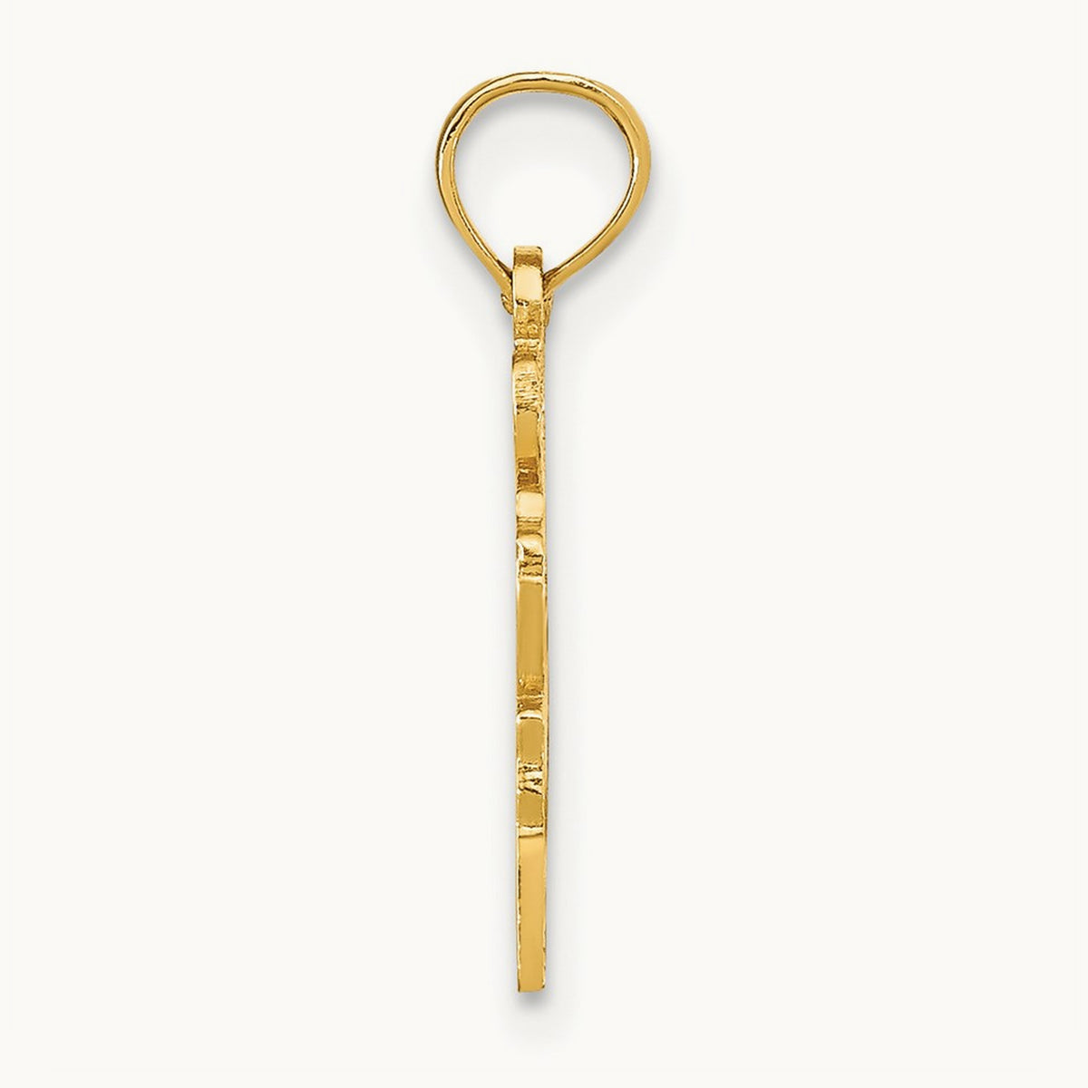 Solid Oregon State Pendant, 14K