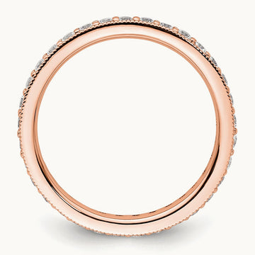 Polished Vintage Eternity Band, 0.50-1.00 ct tw