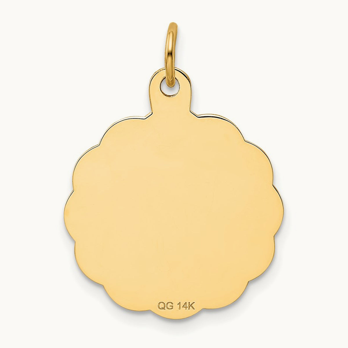Swimming Disc Charm, 14K